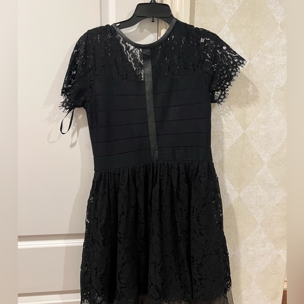 black lace French Connection Dress